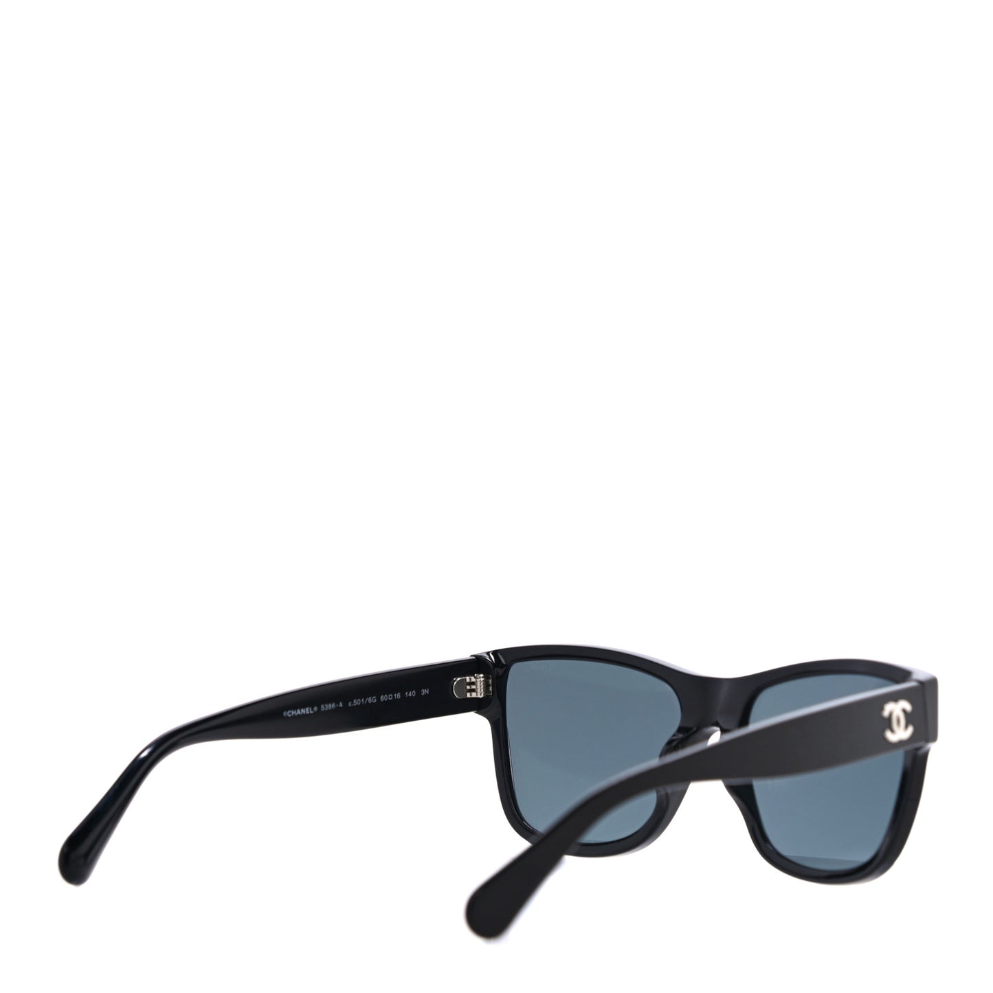 Acetate Butterfly CC Sunglasses 5386 Black