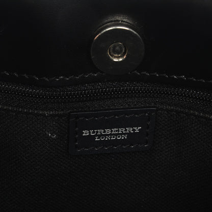 Burberry House Check Medium Tote Black 6 of 7