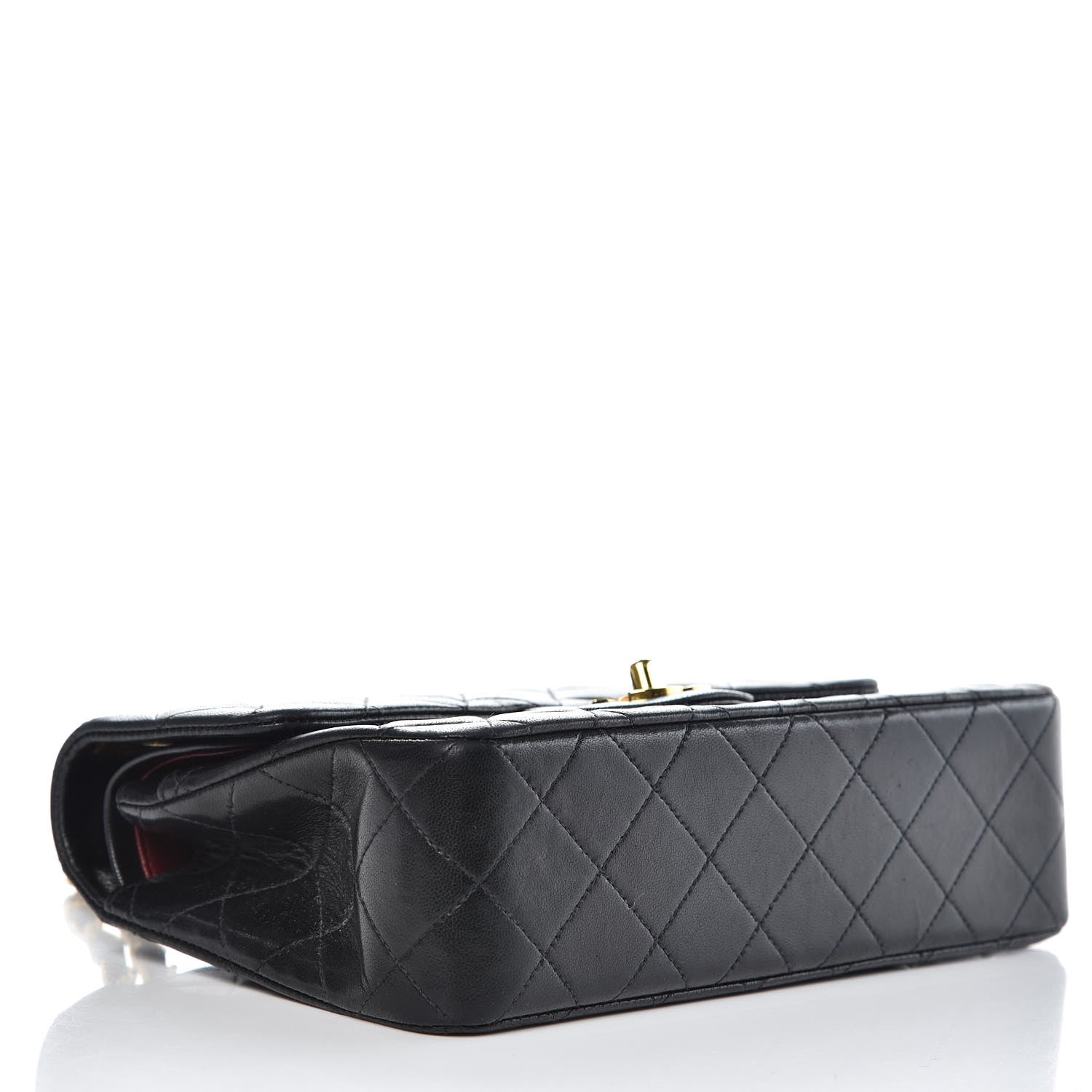Chanel Lambskin Quilted Small Double Flap Black 4 of 14