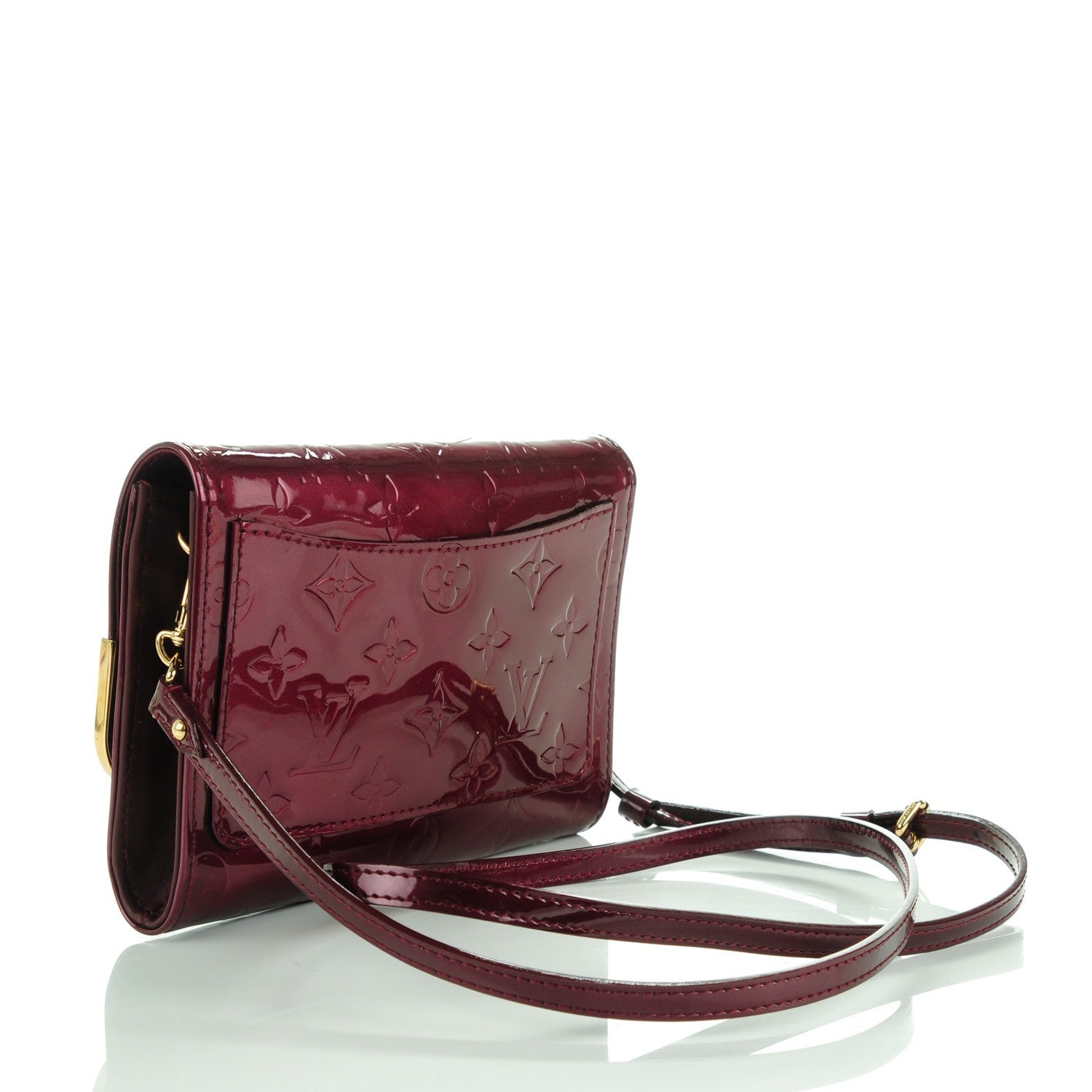 Louis Vuitton Vernis Rossmore PM Rouge Fauviste 3 of 7