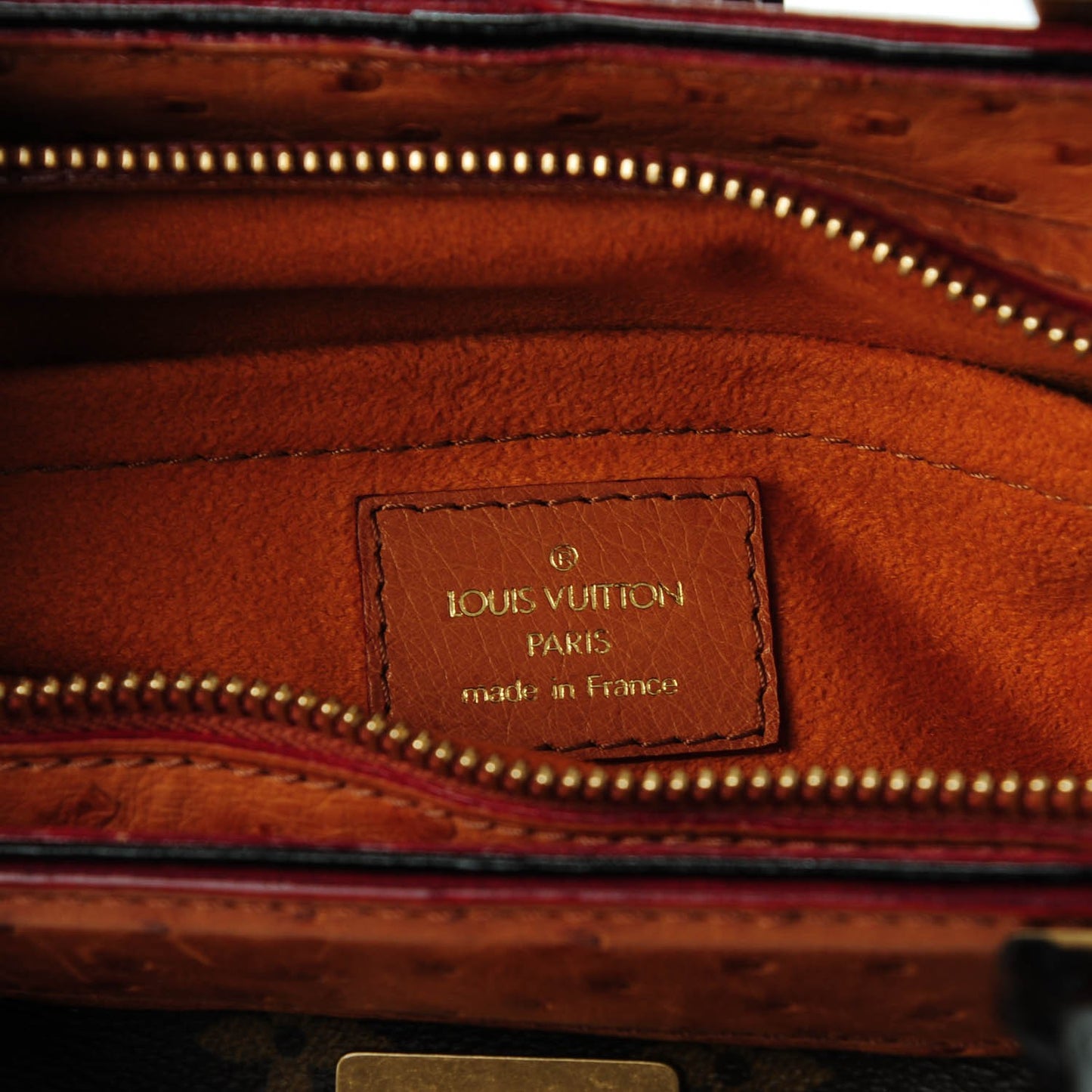 Monogram Ostrich Macha Waltz