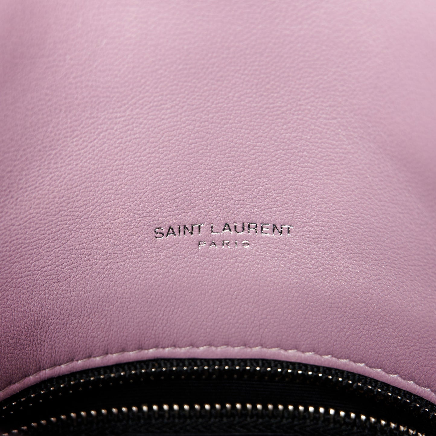 Merino Shearling Lambskin Quilted Small Loulou Puffer Monogram Chain Satchel Glycine