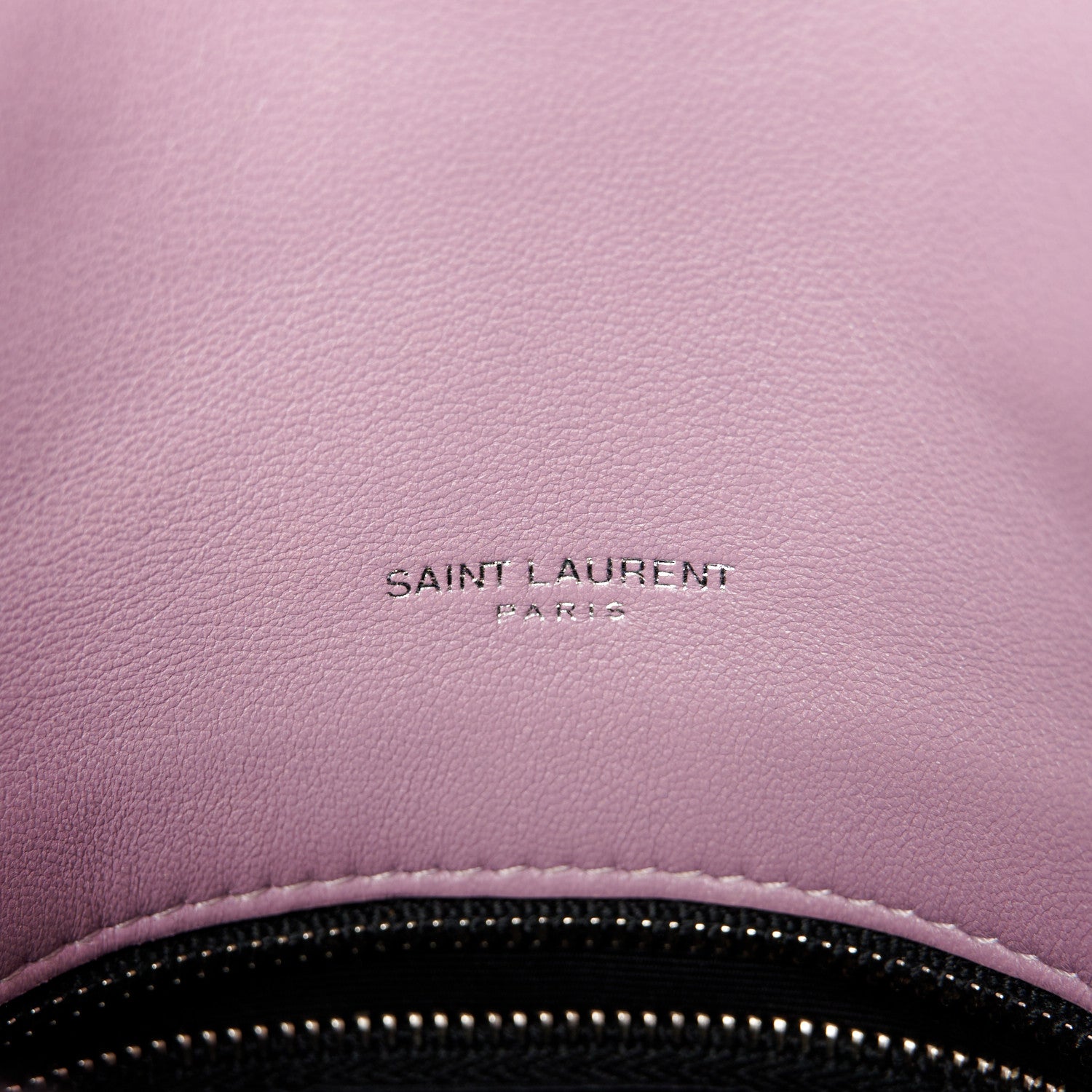 Saint Laurent Merino Shearling Lambskin Quilted Small Loulou Puffer Monogram Chain Satchel Glycine 6 of 11