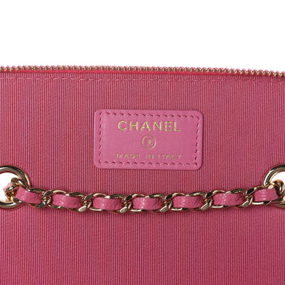 Chanel Caviar Quilted Small Vanity Case With Chain Pink 8 of 11