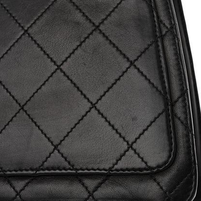 Chanel Lambskin Quilted CC Flap Shoulder Bag Black 15 of 15