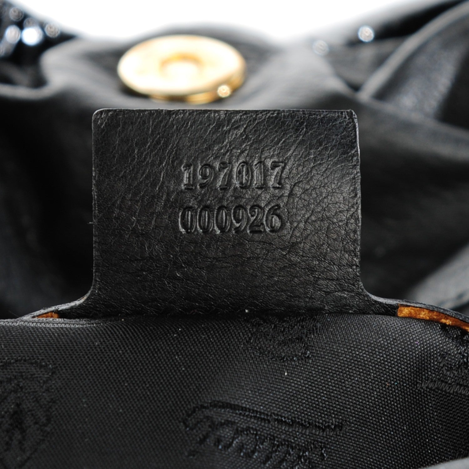 Gucci Patent Large Hysteria Top Handle Bag Black 7 of 7