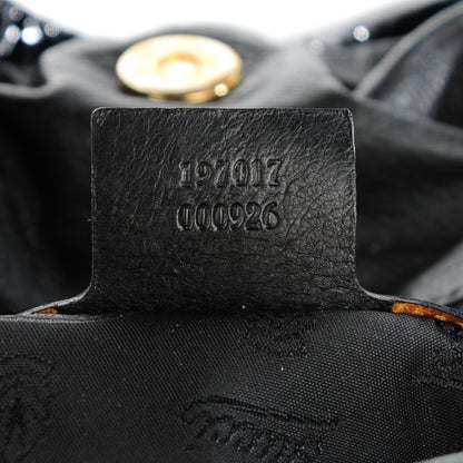 Gucci Patent Large Hysteria Top Handle Bag Black 7 of 7