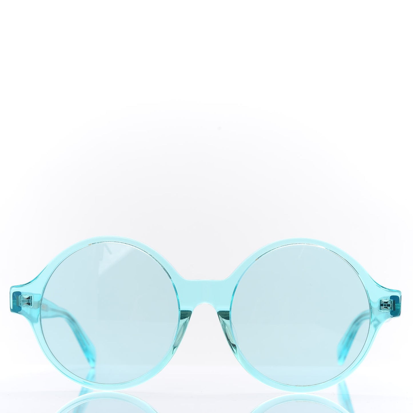 Round Sunglasses CL 40051/I Transparent Blue