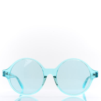 Celine Round Sunglasses CL 40051/I Transparent Blue 2 of 6