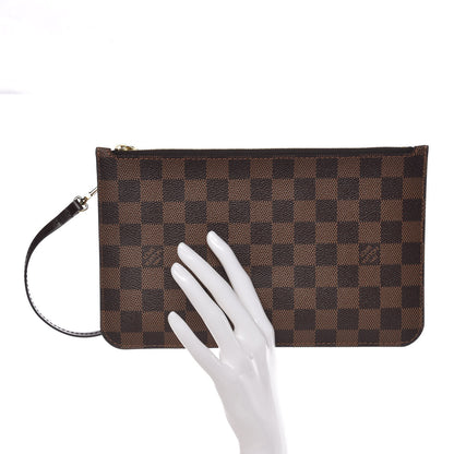 Louis Vuitton Damier Ebene Neverfull MM GM Pochette 2 of 7
