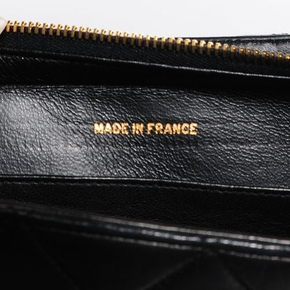 Chanel Lambskin Quilted Shoulder Bag Black 8 of 9