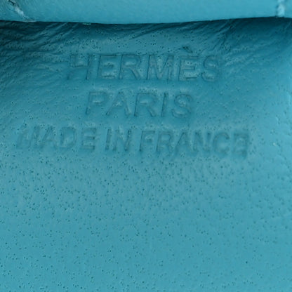 Hermes Milo Lambskin Grigri Rodeo Horse Bag Charm PM Bleu Azteque 4 of 5