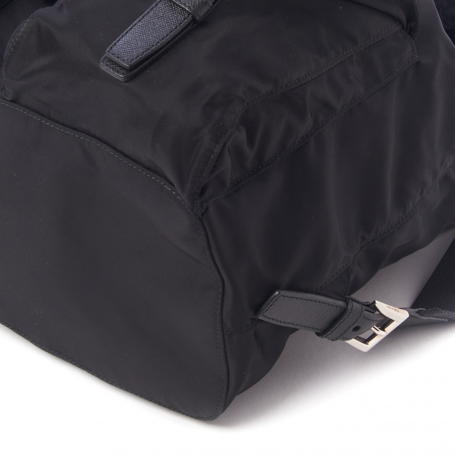 Prada Nylon Vela Medium Backpack Black 5 of 8