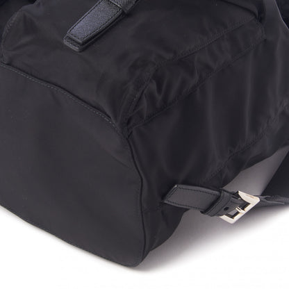 Prada Nylon Vela Medium Backpack Black 5 of 8