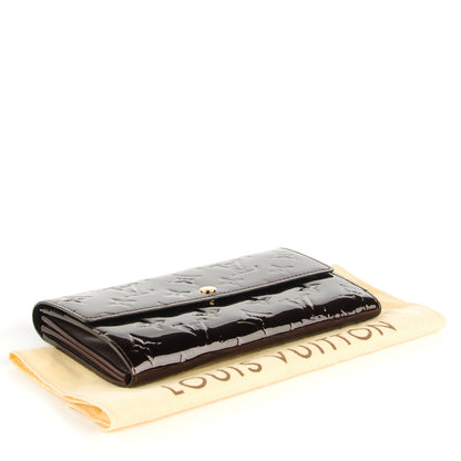 Louis Vuitton Vernis Sarah Wallet Amarante 4 of 7