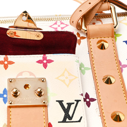 Louis Vuitton Monogram Multicolor Keepall 45 White 10 of 12