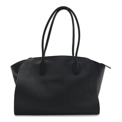 The Row Matte Grained Calfskin Marlo 14 Black 1 of 9
