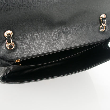 Chanel Caviar Quilted Maxi Single Flap Black 5 of 9