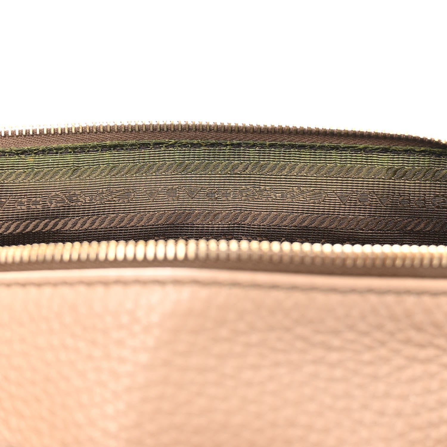 Prada Vitello Daino Satchel Cammeo 9 of 9
