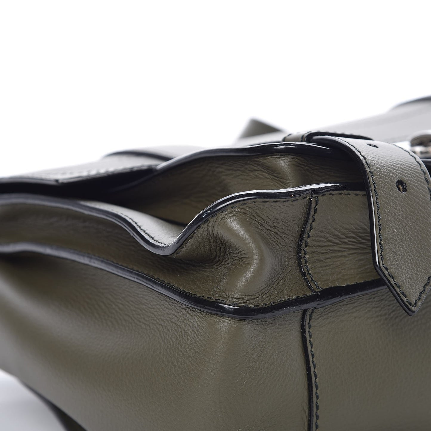 Grained Calfskin Medium PS1 Plus Satchel Cypress