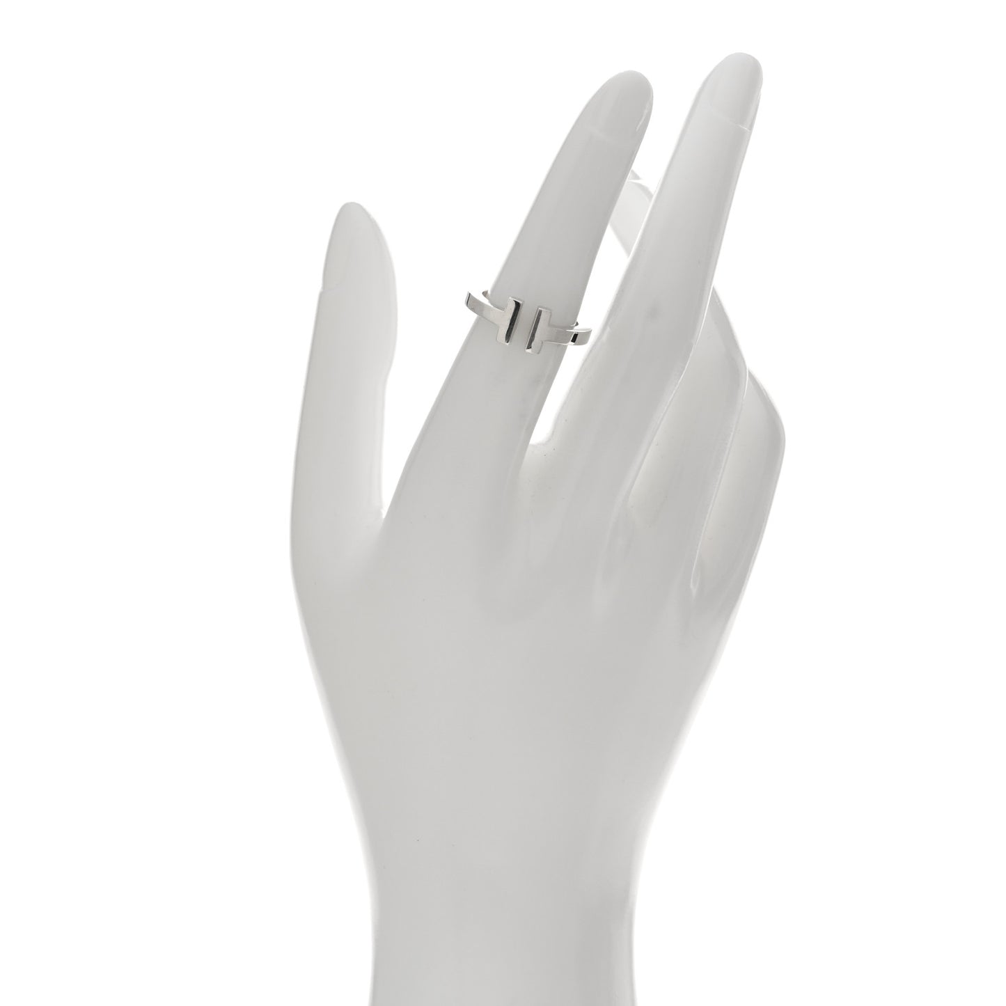Sterling Silver T Square Ring 52 6