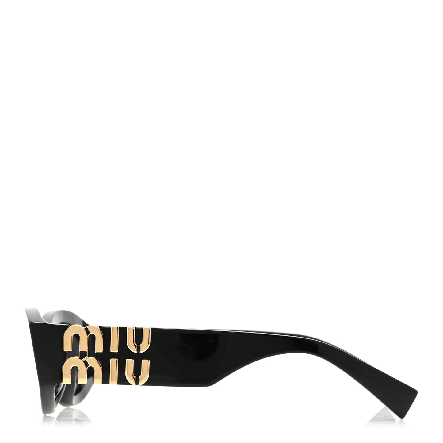 Acetate Oval Glimpse Sunglasses SMU11W Black