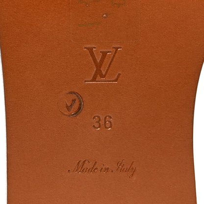 Louis Vuitton Monogram Spring in the City Lock It Flat Mule 36 Sunrise Pastel 6 of 7