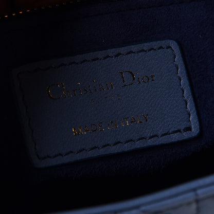 Christian Dior Lambskin Cannage Gradient Small My ABCDior Lady Dior Indigo Blue 7 of 11