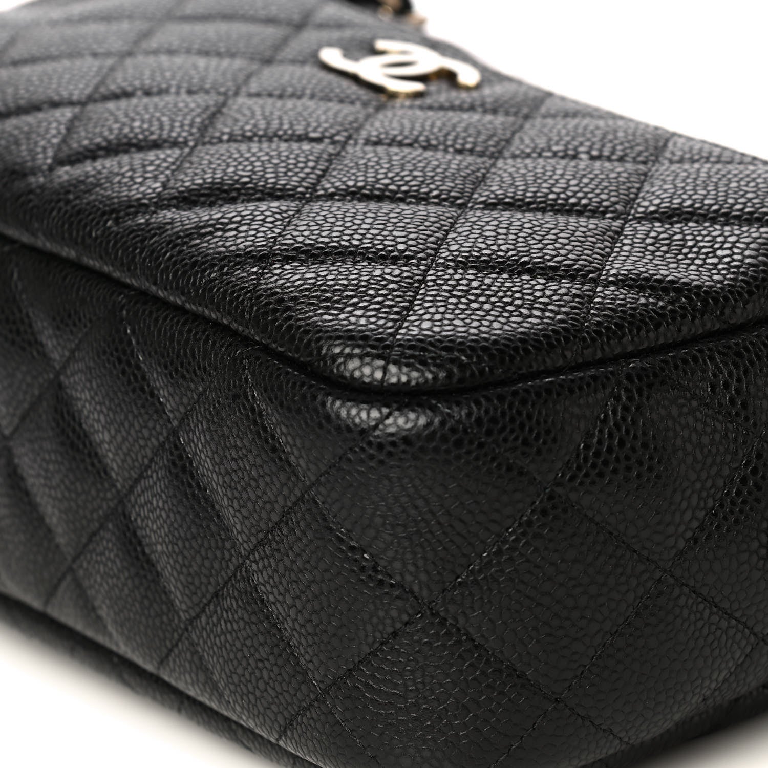 Chanel Caviar Quilted Camera Case Black 9 of 11