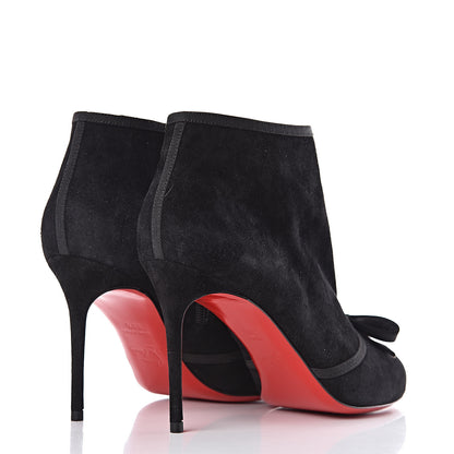 Christian Louboutin Veau Velours Arnoeud 85 Ankle Boots 38.5 Black 4 of 8