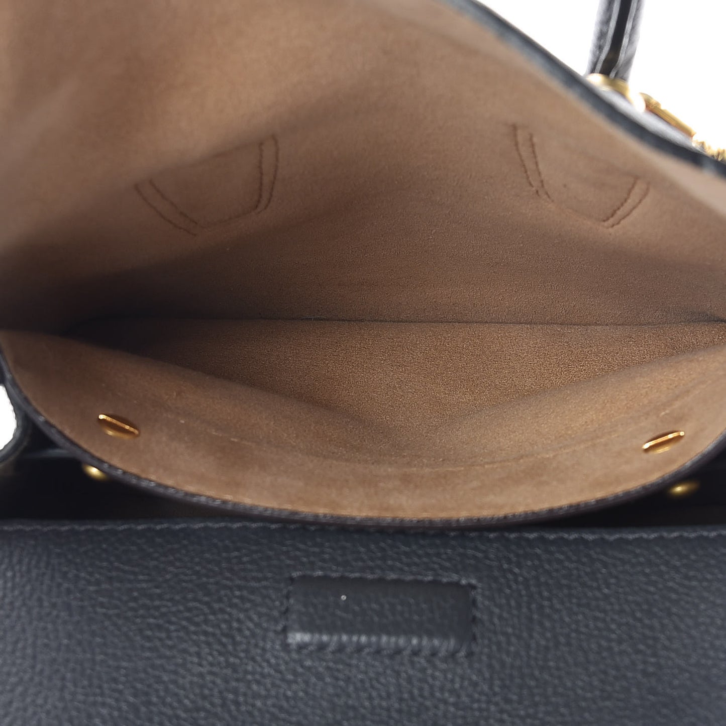 Grained Calfskin Mini Milla Tote Phantom Grey