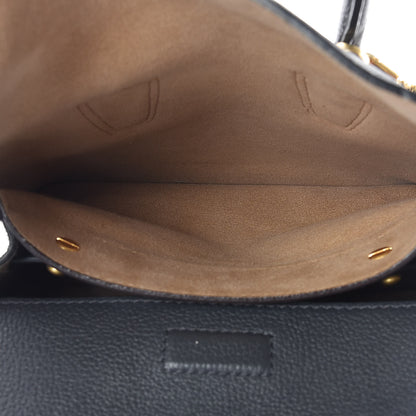 MCM Grained Calfskin Mini Milla Tote Phantom Grey 5 of 11