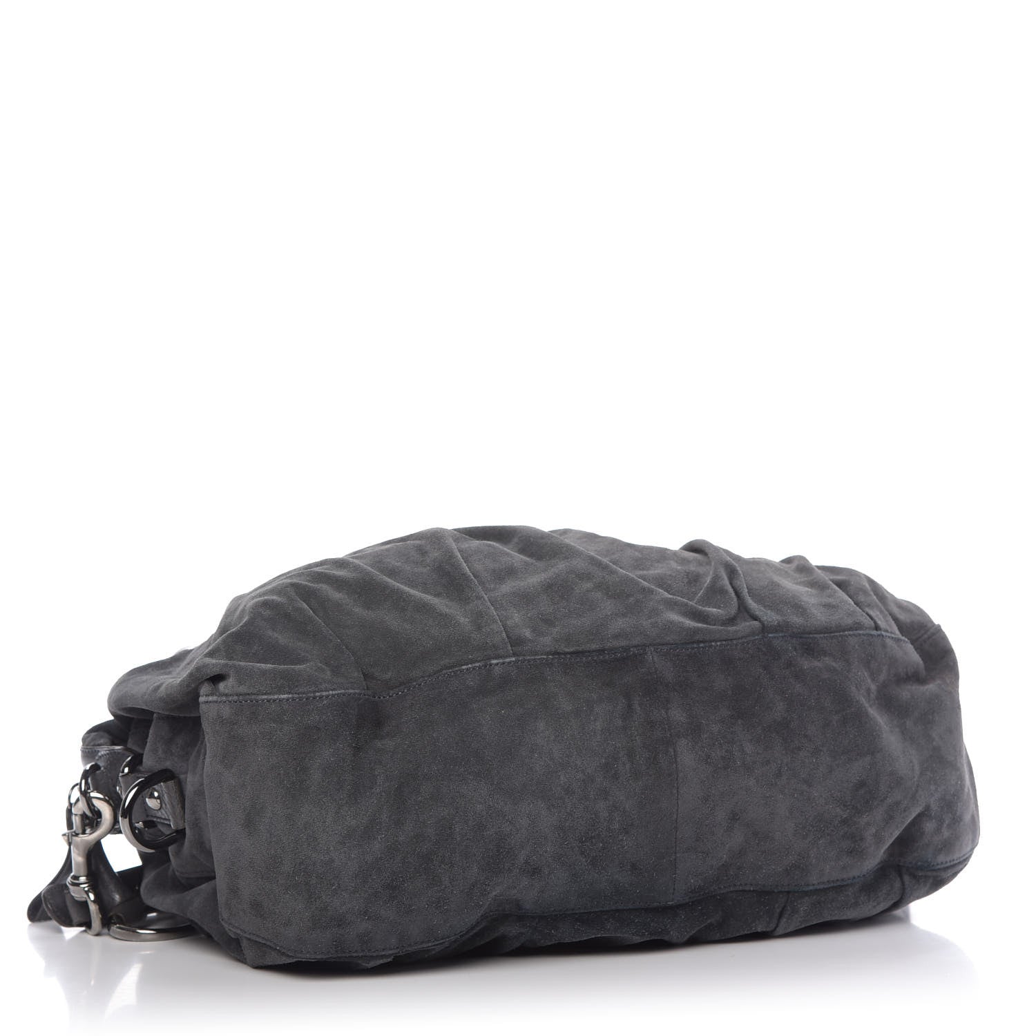 Gucci Suede Icon Bit Large Boston Grey 4 of 9