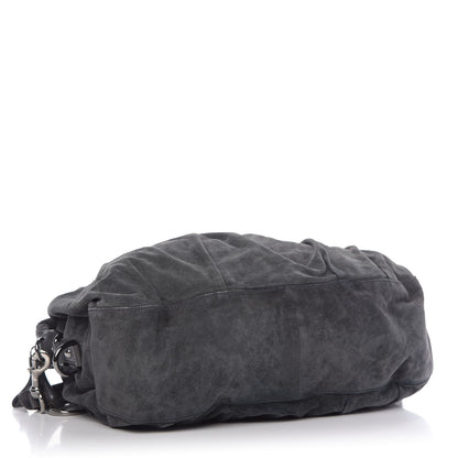 Gucci Suede Icon Bit Large Boston Grey 4 of 9