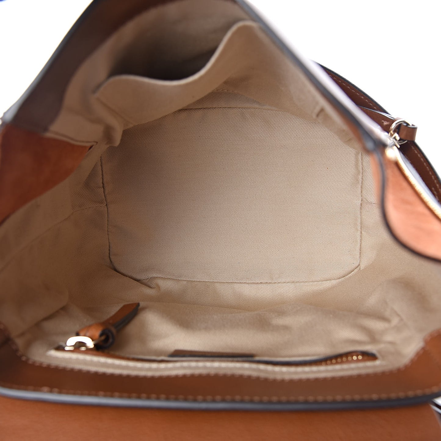 Suede Calfskin Small Faye Backpack Tobacco
