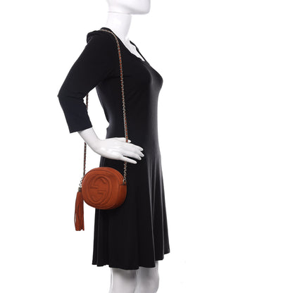 Gucci Vitello Range Mini Soho Chain Bag Old Whisky 2 of 14