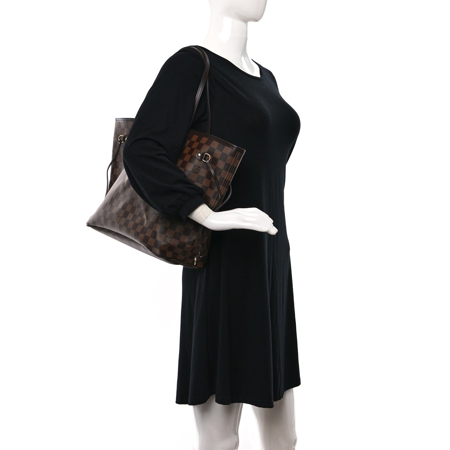 Louis Vuitton Damier Ebene Neo Neverfull MM 2 of 9