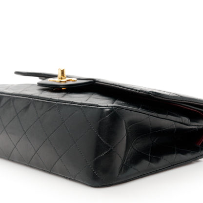 Chanel Lambskin Quilted Medium Double Flap Black 12 of 12