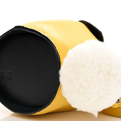 Loewe Calfskin Shearling Mini Bunny Crossbody Bag Yellow 10 of 10