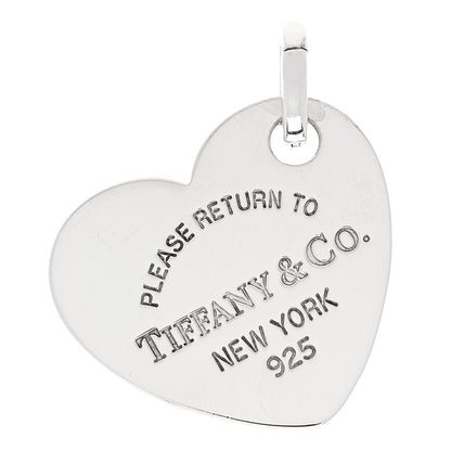 Tiffany Sterling Silver Return to Tiffany Heart Charm 1 of 3