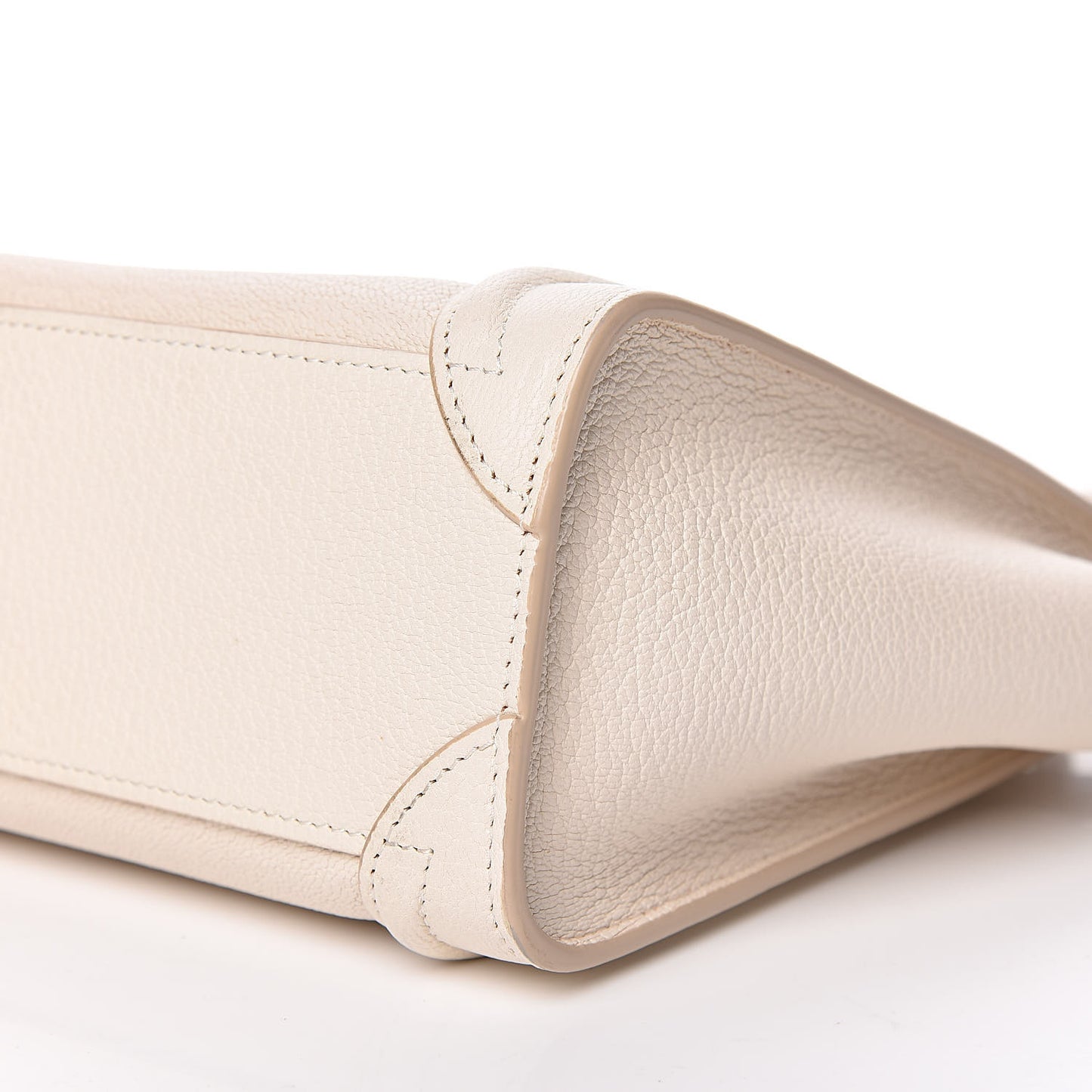 Goatskin Nano Luggage White