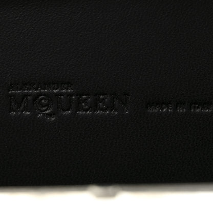 Alexander McQueen Calfskin Studded Britannia Skull Chain Clutch Black 6 of 10