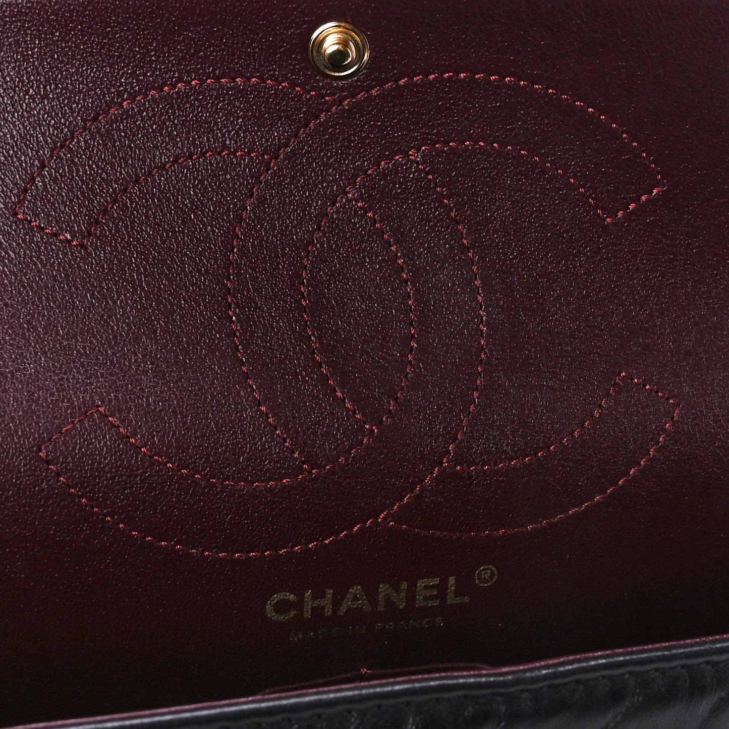 Aged Calfskin Quilted 2.55 Reissue 226 Flap Black