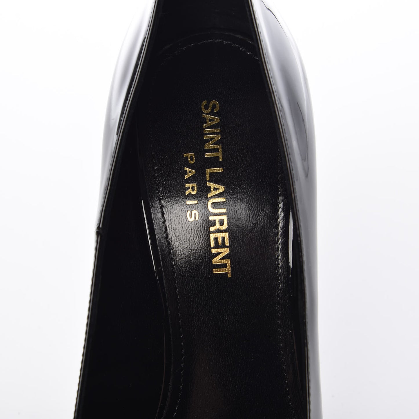 Patent Opyum 110 Pumps 36.5 Black Gold