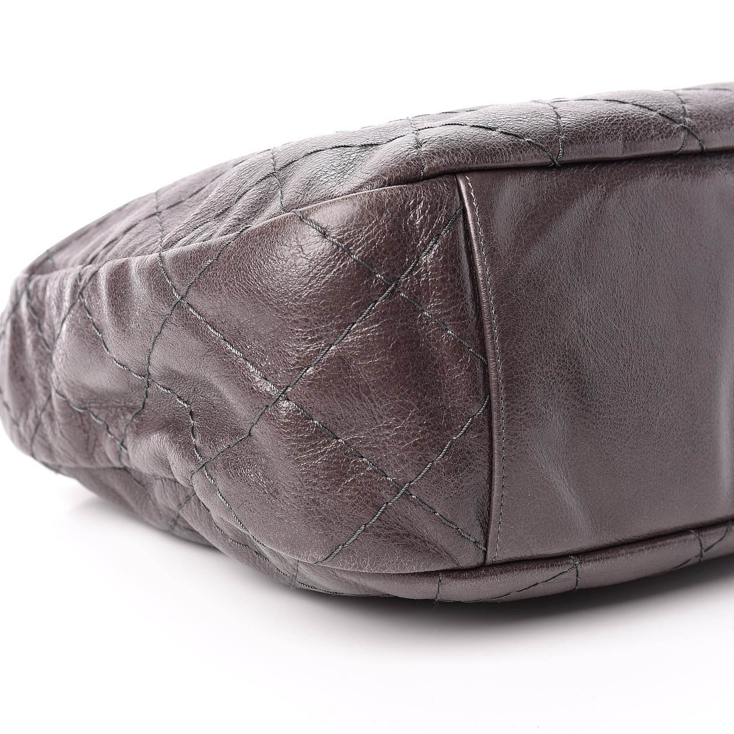 Chanel Glazed Calfskin On The Road Hobo Brown 5 of 13