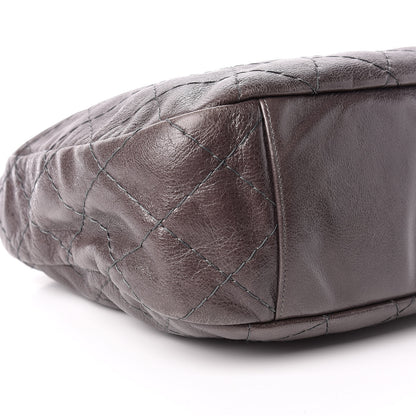 Chanel Glazed Calfskin On The Road Hobo Brown 5 of 13