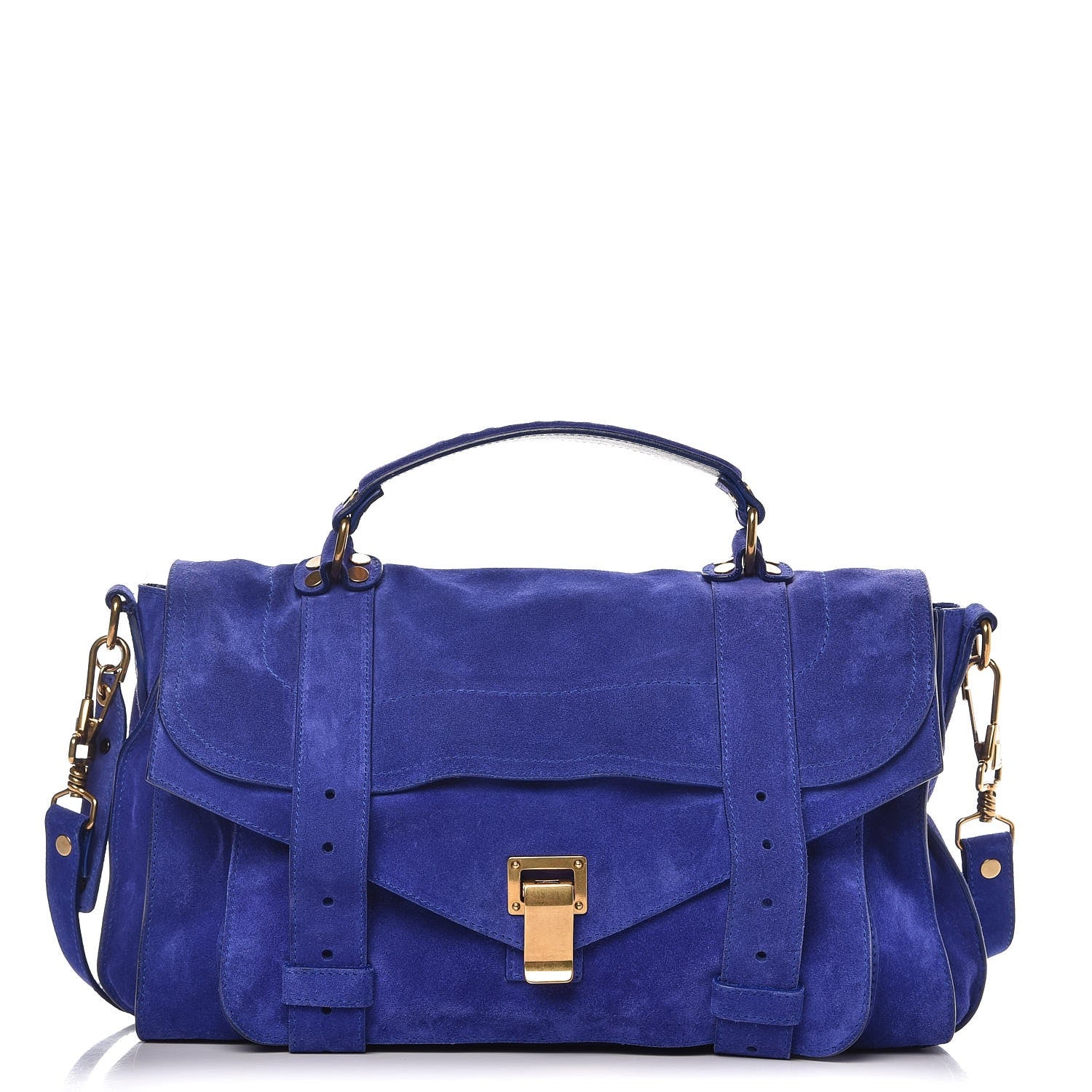 Proenza Schouler Suede Medium PS1 Satchel Amethyst 1 of 12