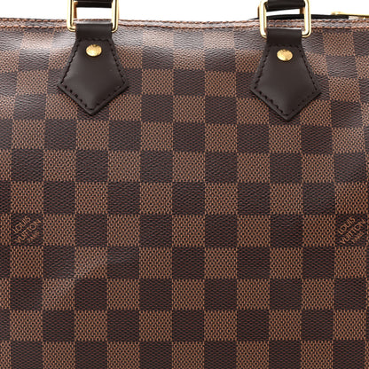 Louis Vuitton Damier Ebene Speedy 25 7 of 9