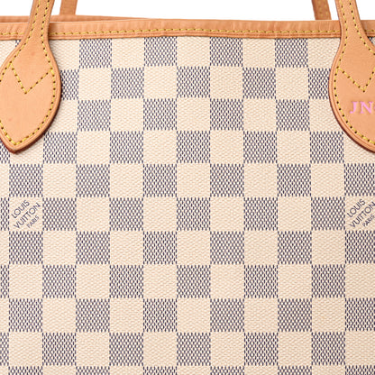 Louis Vuitton Damier Azur Neo Neverfull GM Rose Ballerine 9 of 12