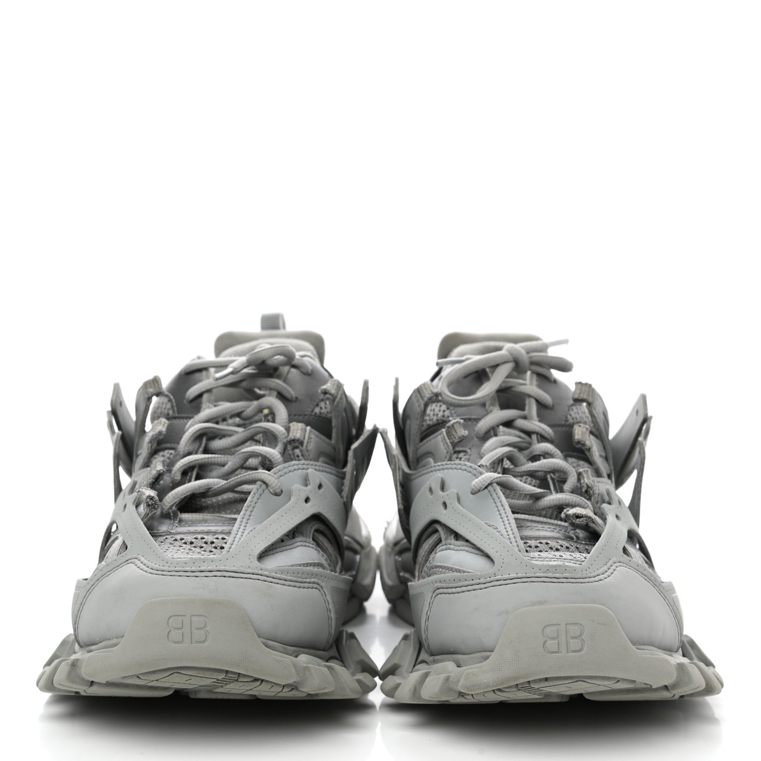 Balenciaga Mesh Rubber Womens Track Sneakers 41 Balenciaga Grey 2 of 11